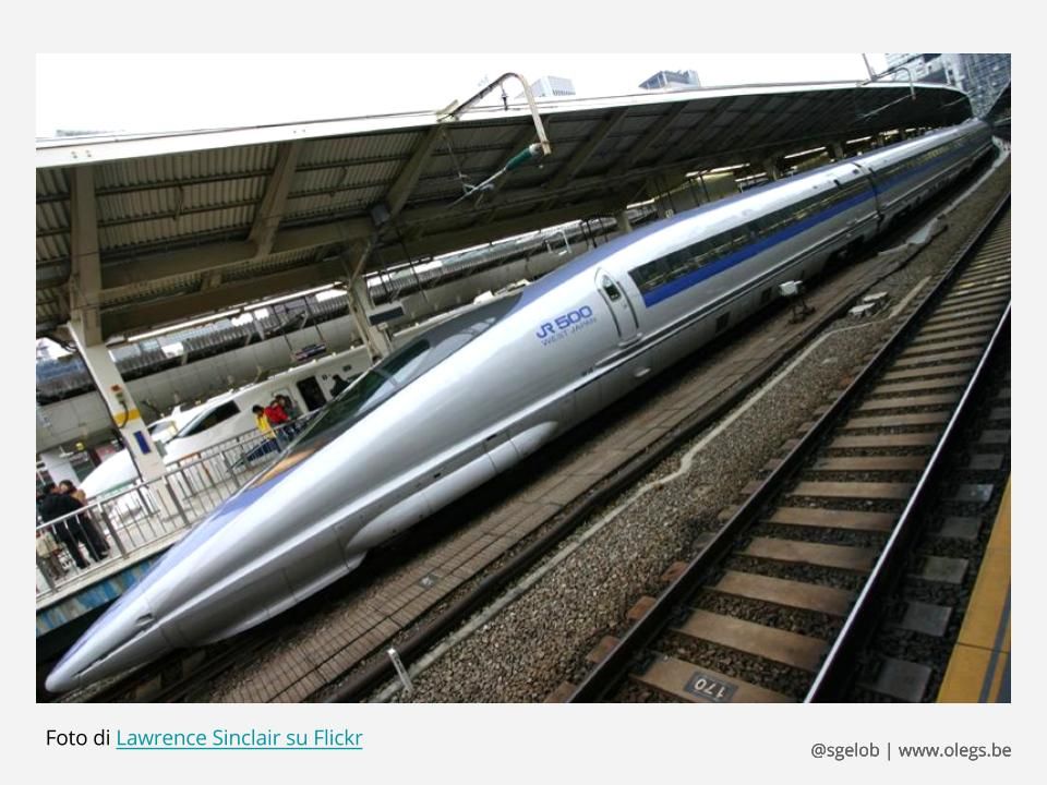 Treno giapponese Shinkansen Serie 500