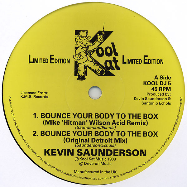 Cover of Bounce Your Body To The Box by Kevin Saunderson